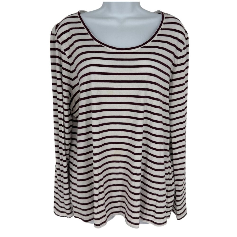 Duluth Trading Women's Lightweight Longtail Scoopneck Long Sleeve T-Shirt Sz XXL